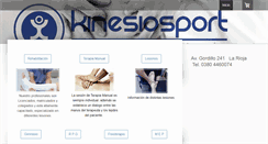 Desktop Screenshot of kinesiosport.com.ar