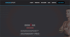 Desktop Screenshot of kinesiosport.com.br